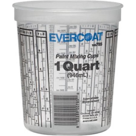 EVERCOAT Fibre Glass-Evercoat FIB-785 Quart Paint Mixing Cups FIB-785